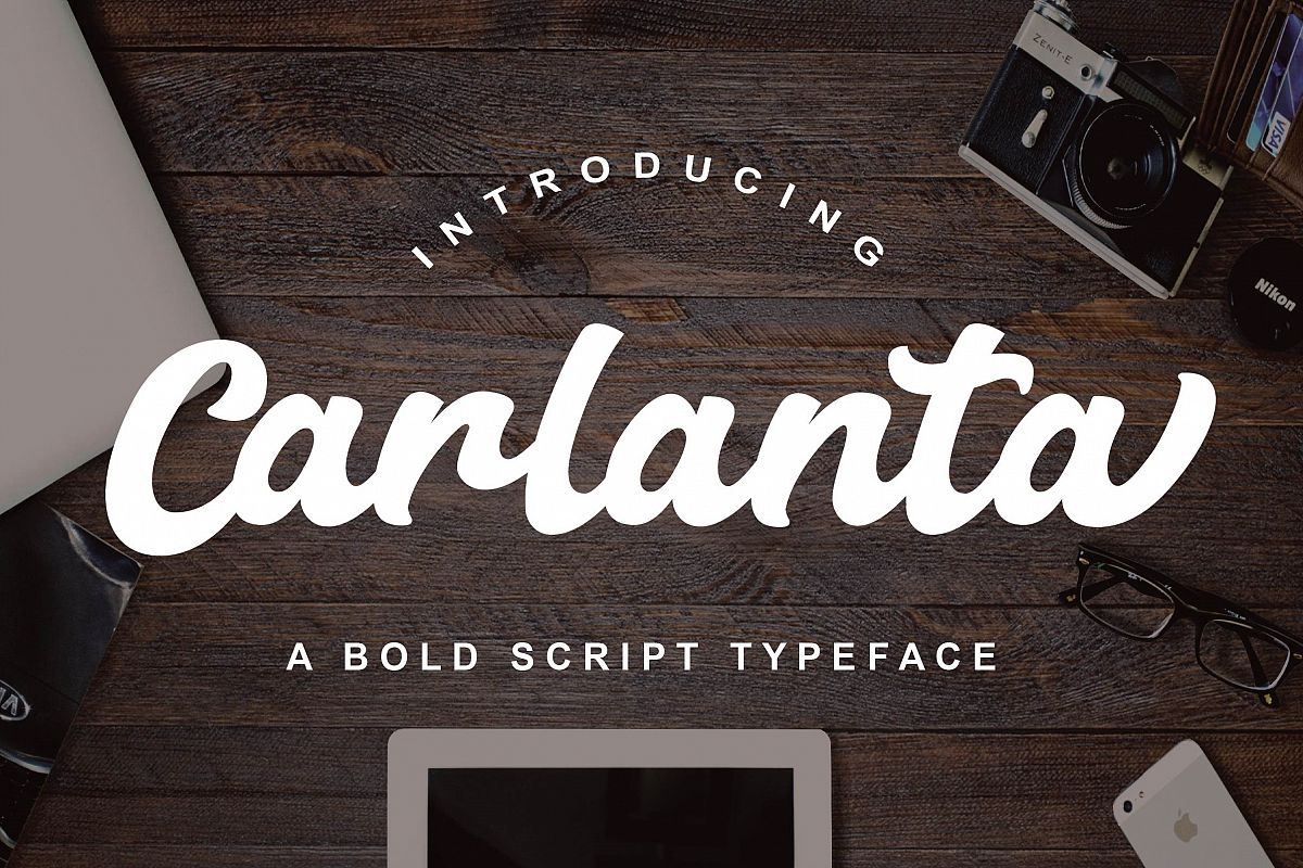 Carlanta Bold Script example image 1