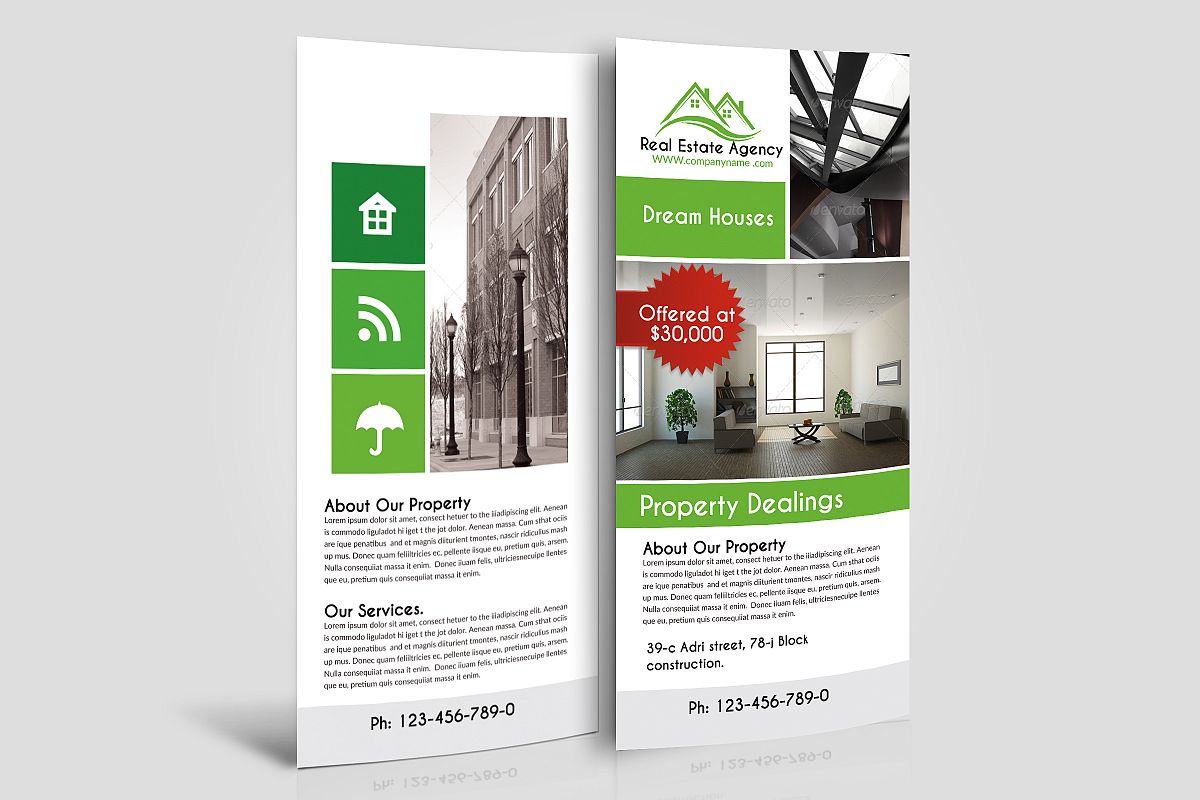 Real Estate Agency Rack Cards example image 1