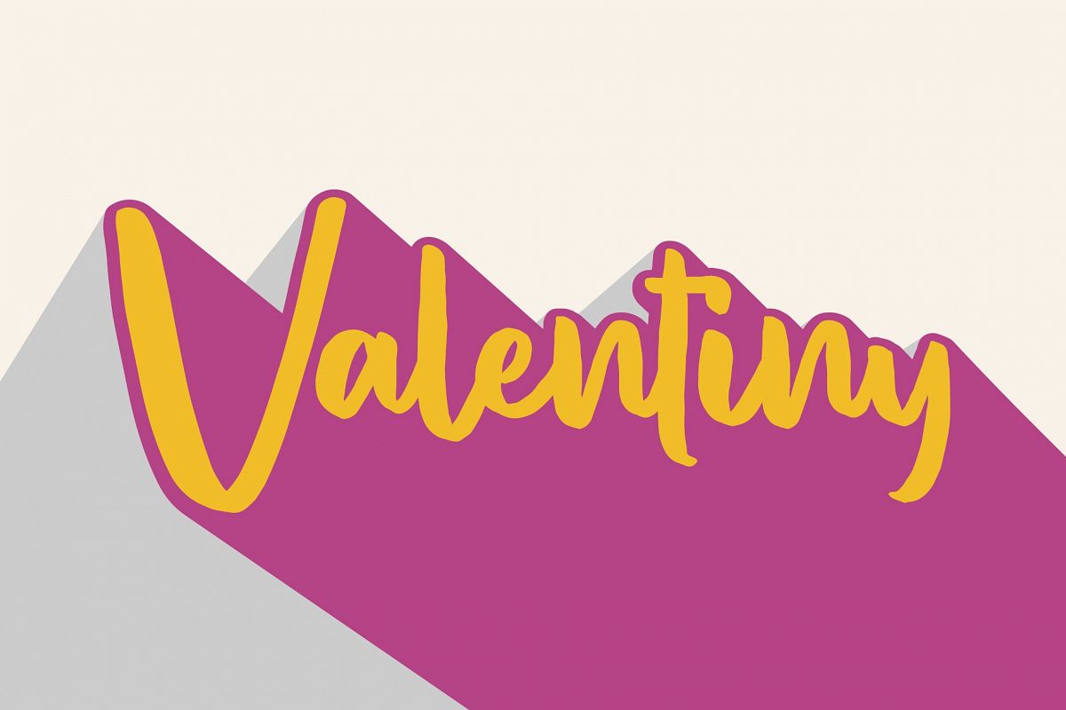 VALENTINY Font Duo example image 1