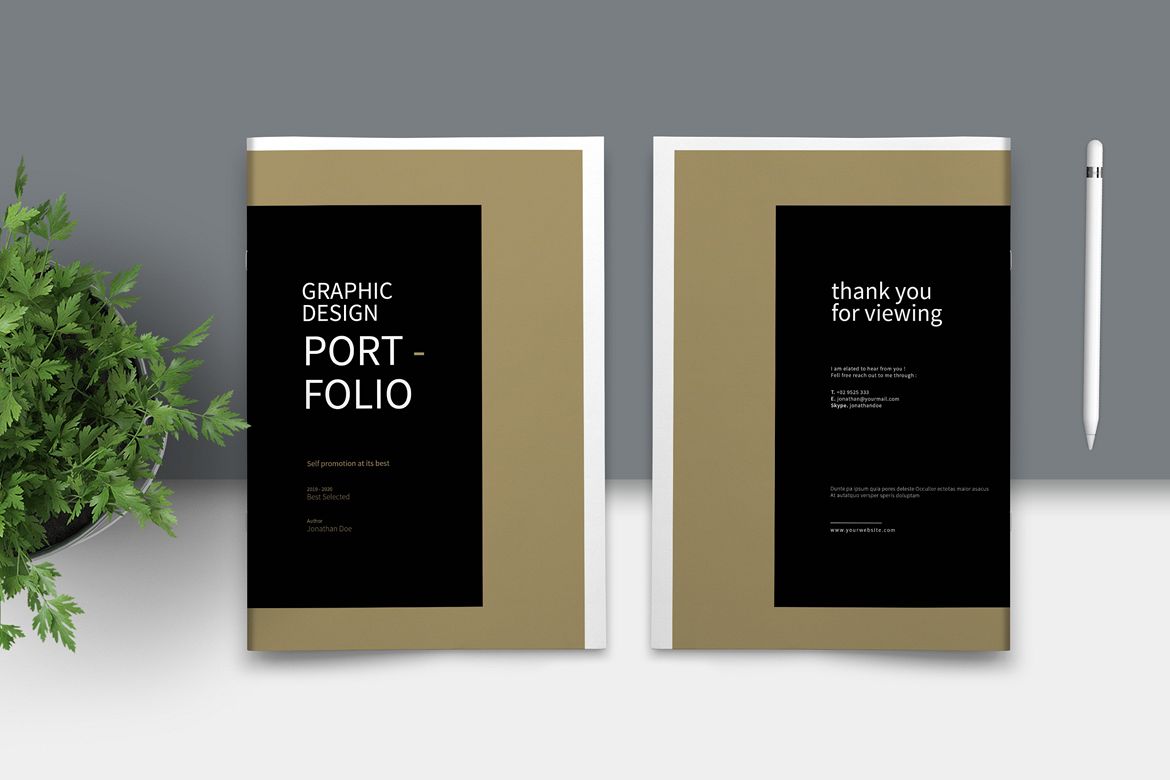 Graphic Design Portfolio Template (217767) | Brochures ...
