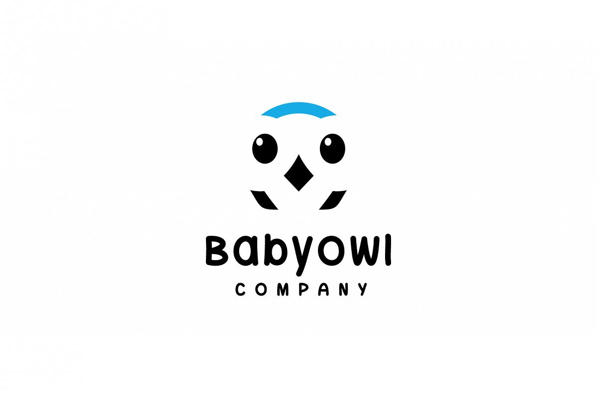 baby owl logo example image 1