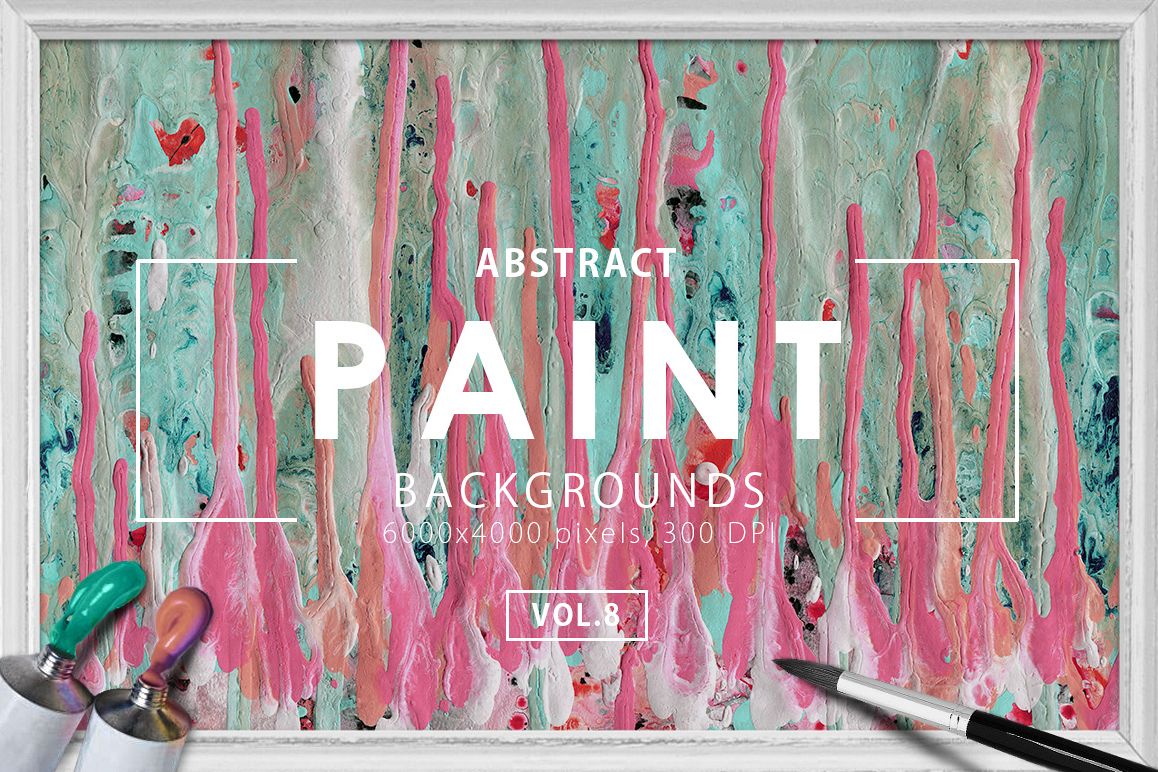 Abstract Paint Backgrounds Vol. 8 example image 1