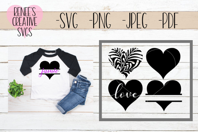 Heart Bundle | SVG Cutting File example image 1