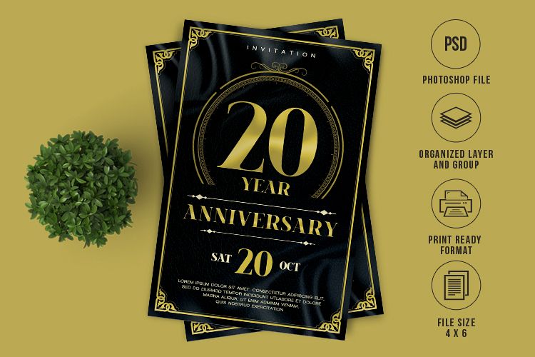 Anniversary Flyer example image 1