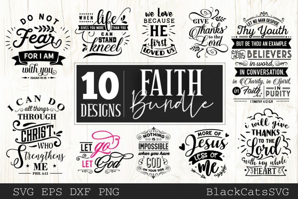 Download Faith SVG bundle 10 designs Christian SVG bundle vol 2 ...