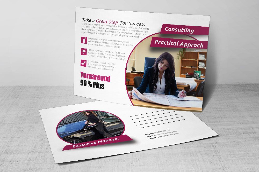 Business Postcards Template example image 1
