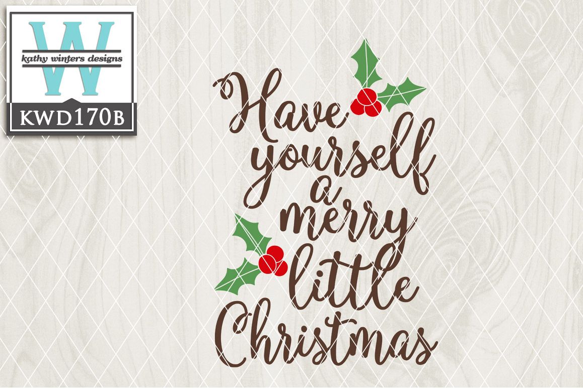 Christmas Cutting File KWD170B example image 1