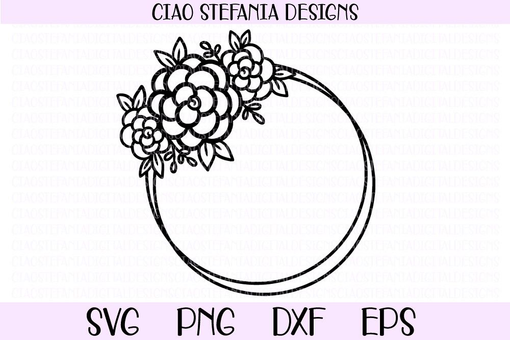 Free Free 269 Circle Flower Frame Svg SVG PNG EPS DXF File