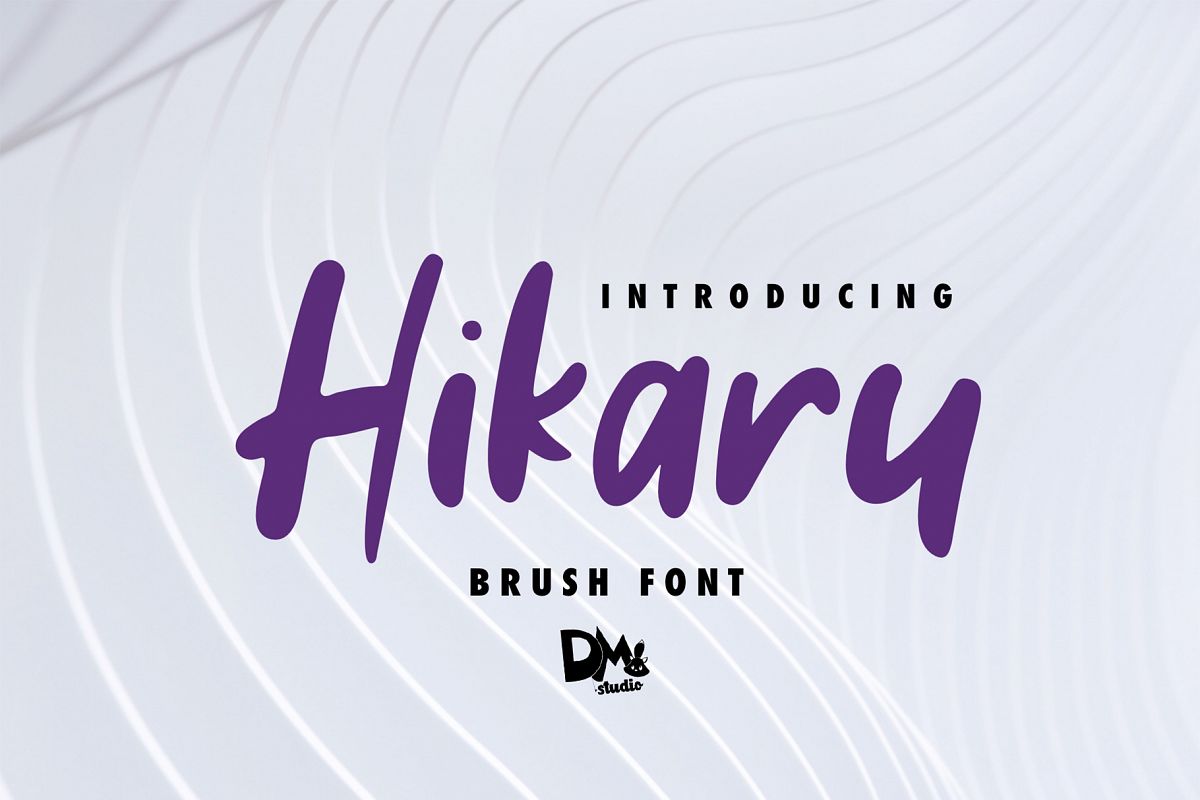 Hikaru - Brush Font example image 1