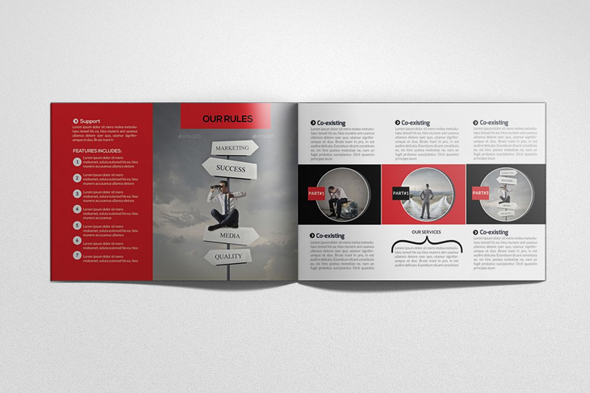 Business Dealing Bifold Brochure example image 1
