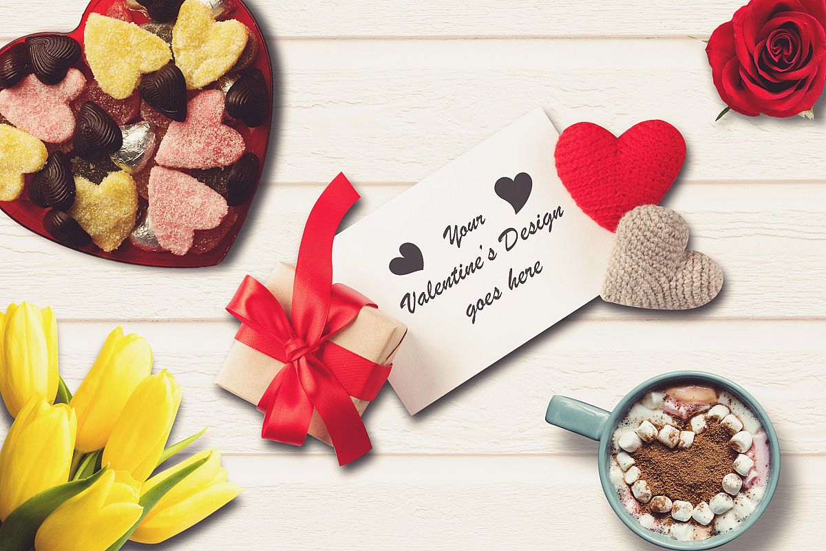 Valentine Card Mock-up #6 example image 1