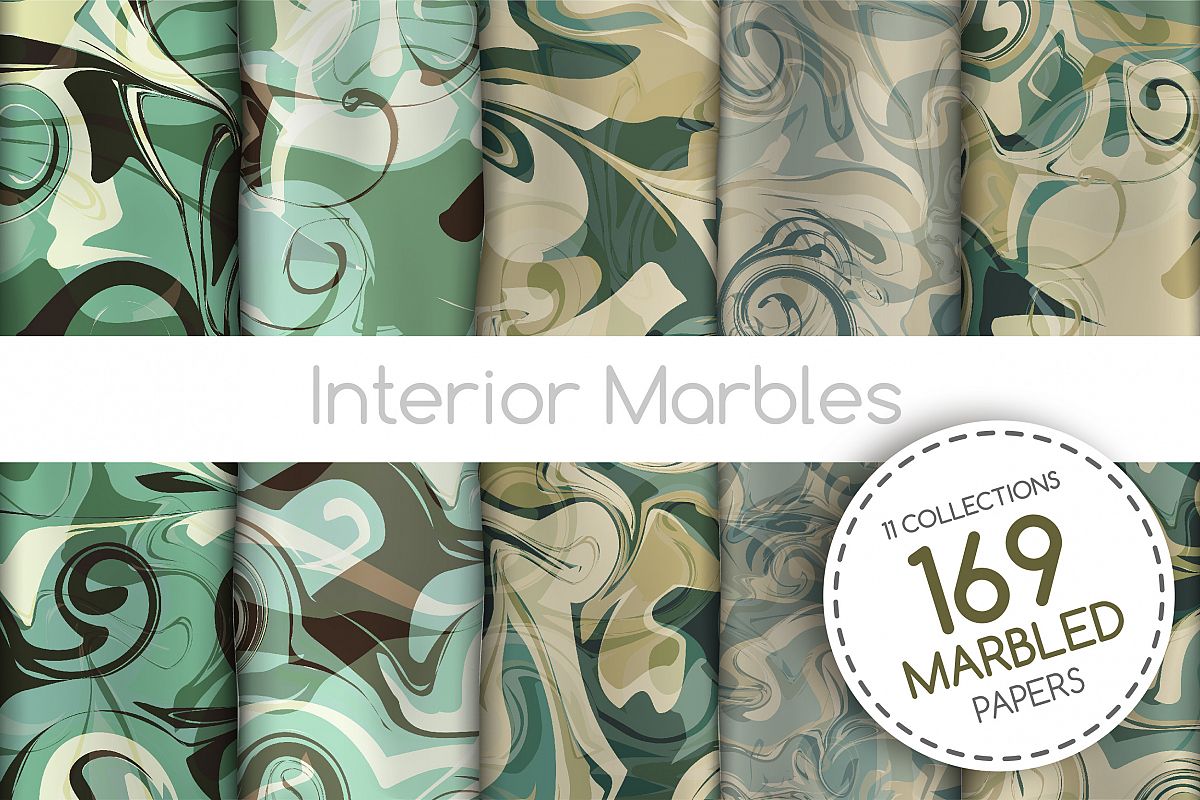 The BIGGEST Marbled Paper Collection example image 1