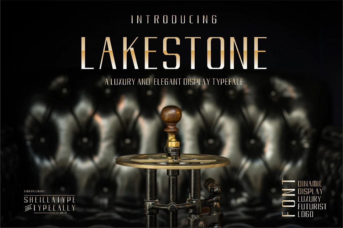LAKERSTONE - A LUXURY AND ELEGANT CLEAN TYPEFACE example image 1