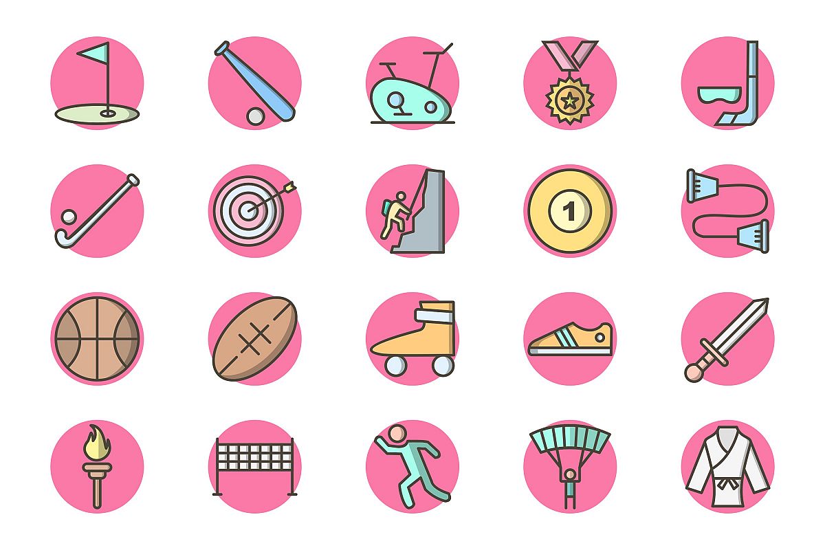 Set Of Sports And Game Icons example image 1