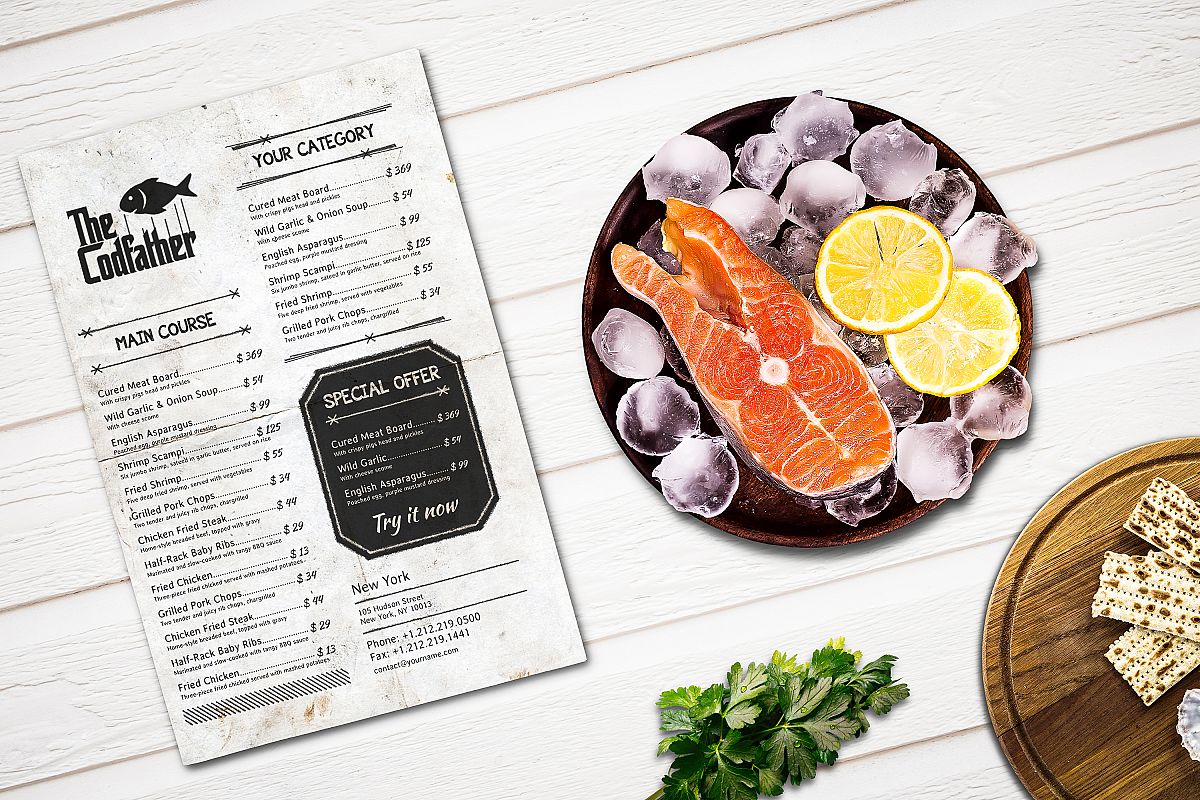 Seafood Mockup #15 example image 1