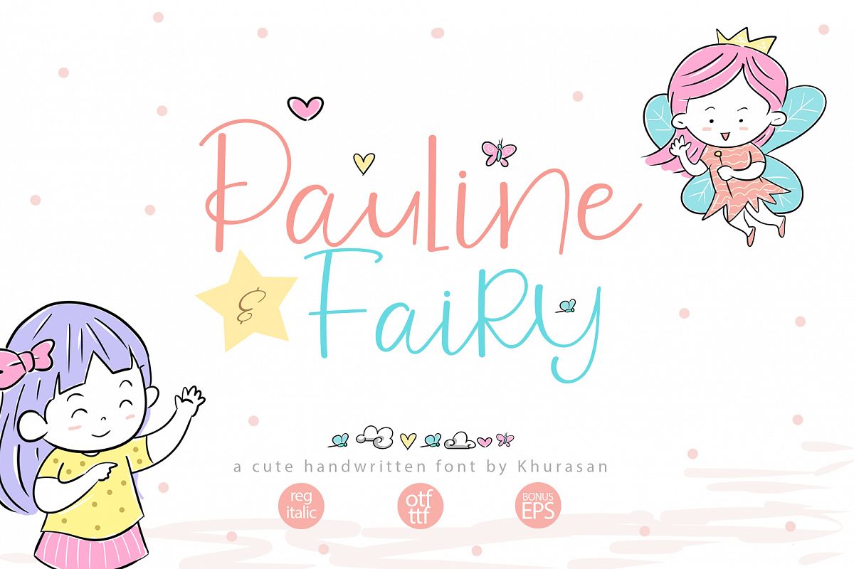 Pauline and Fairy Font example image 1