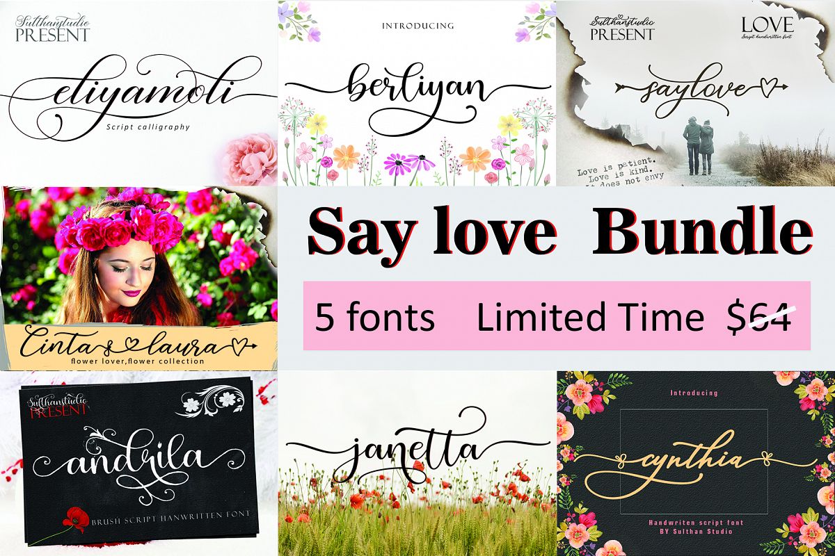 Say Love Bundle example image 1