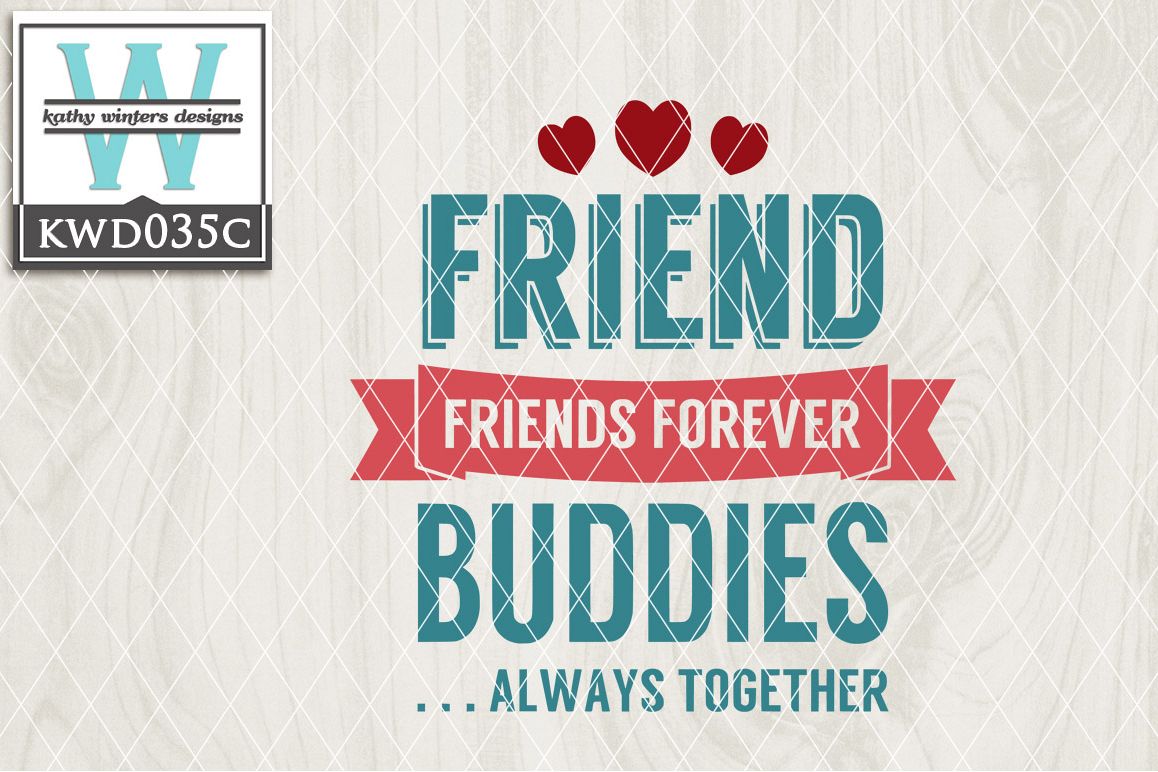 Friends Cutting File KWD035C example image 1