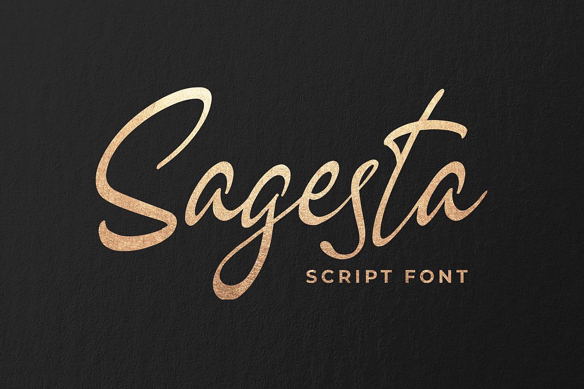 Sagesta - Luxury Script Font example image 1