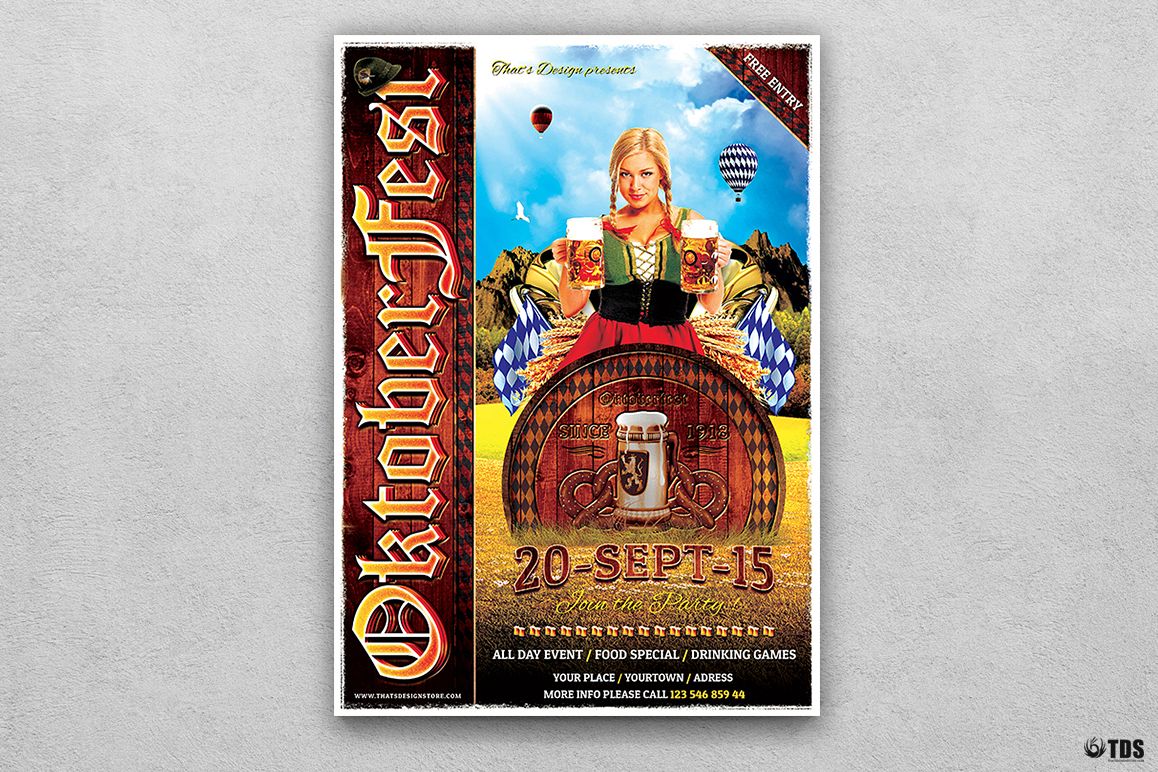 Oktoberfest Flyer Template V3 example image 1
