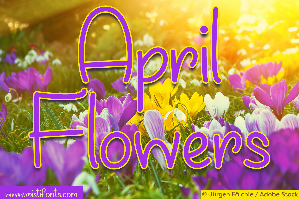 April Flowers example image 1