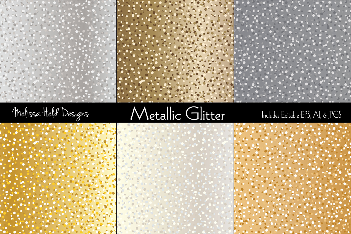 Metallic Glitter example image 1
