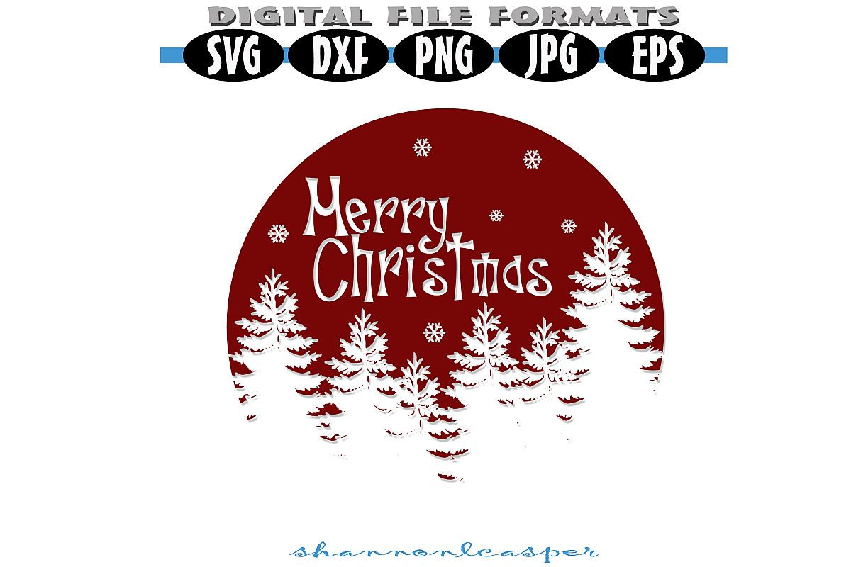 Merry Christmas SVG example image 1
