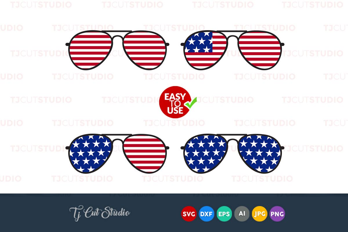 Download Glasses svg , 4th of july svg. (94814) | Cut Files ...