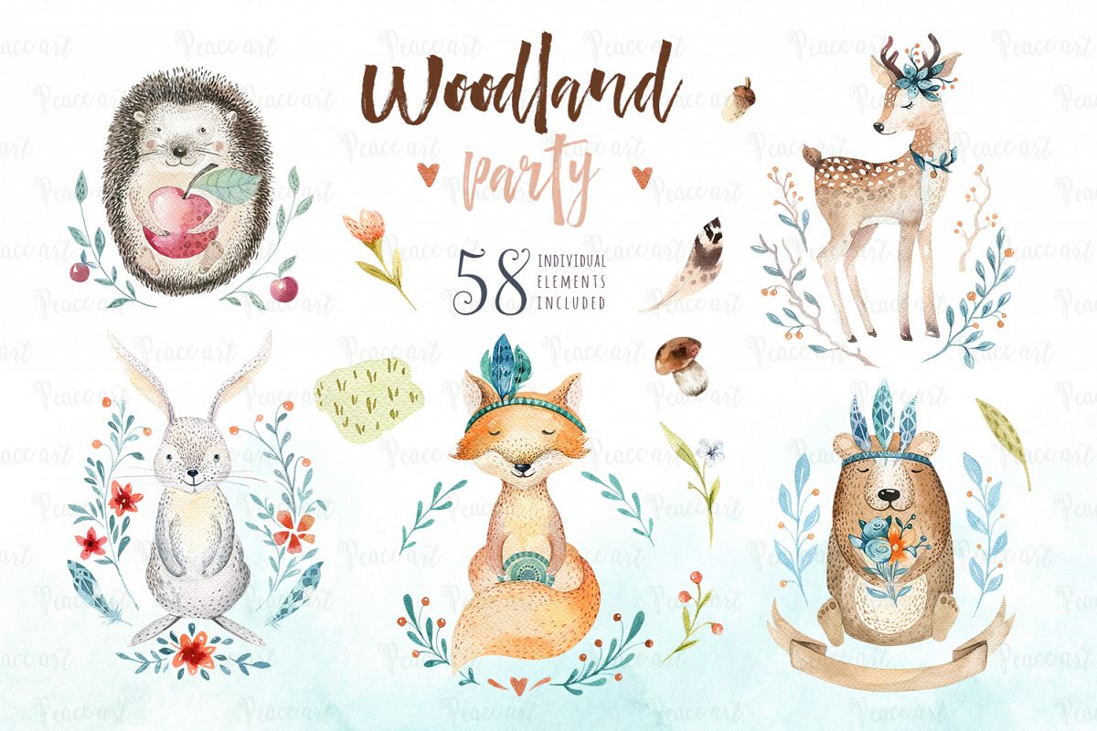 Woodland party I example image