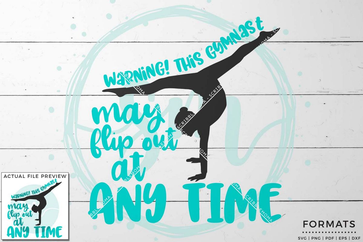 This Gymnast May Flip Out Gymnastics SVG
