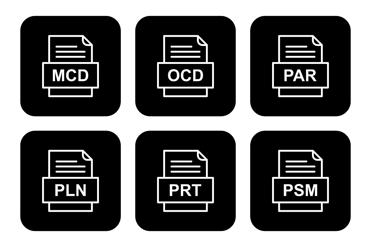 Set Of File Formats Icons example image 1