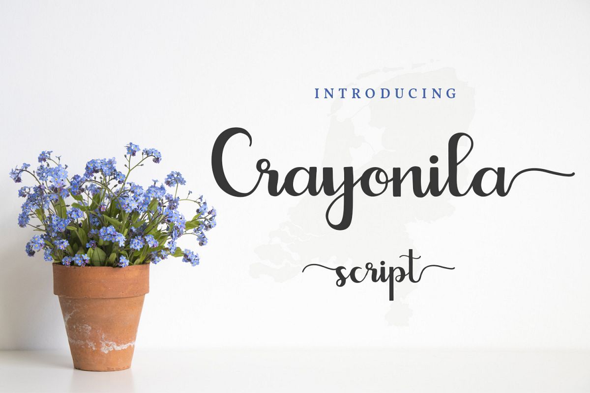Crayonila Script example image 1