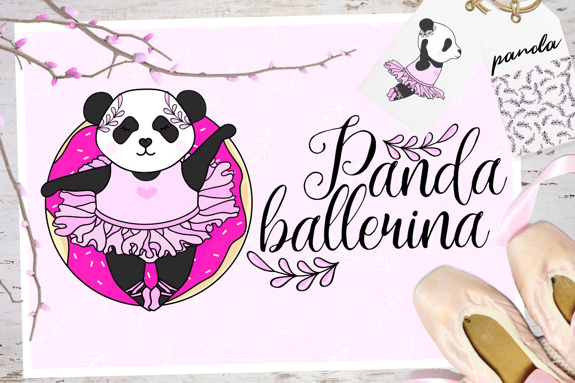 Panda Ballerina Set example image 1