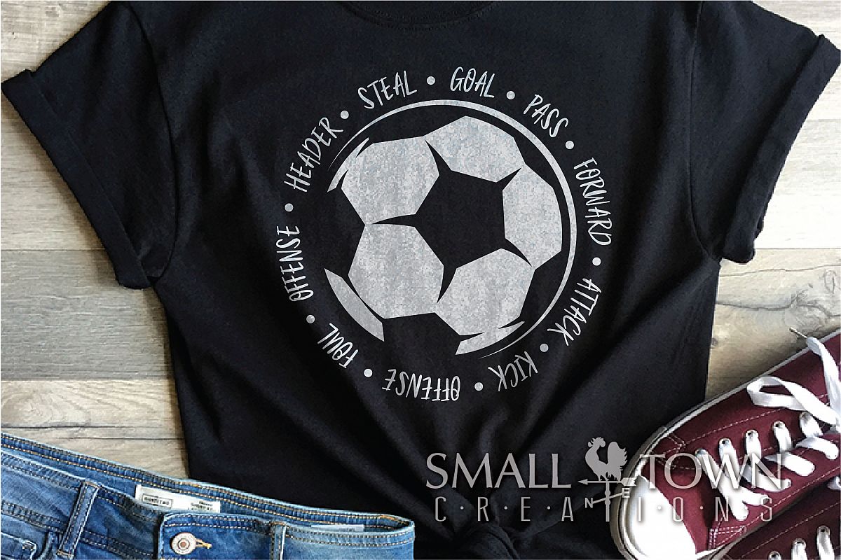 Soccer, Ball, Sport, Team, Logo, PRINT, CUT & DESIGN example image 1