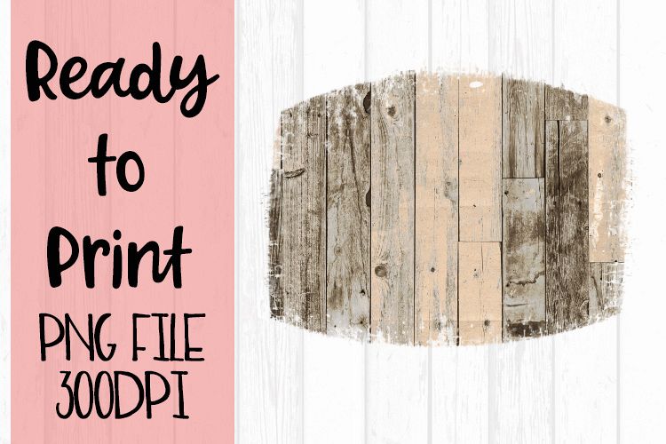 Wood Grunge Background Ready to Print example image 1