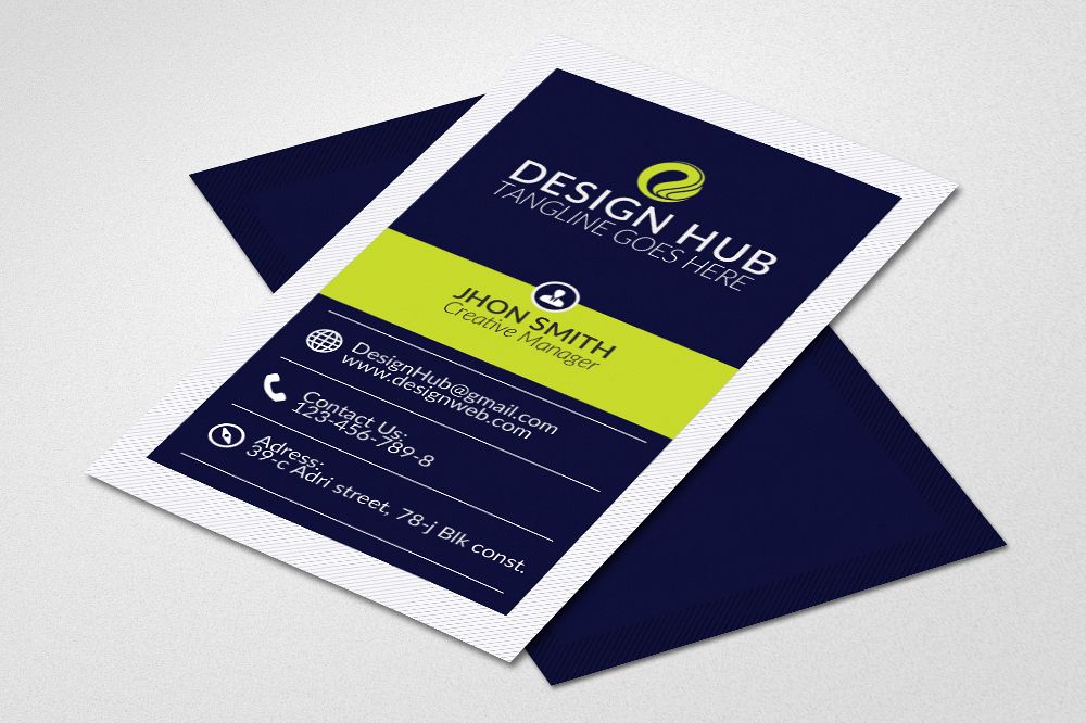 Vertical Business Cards example image 1