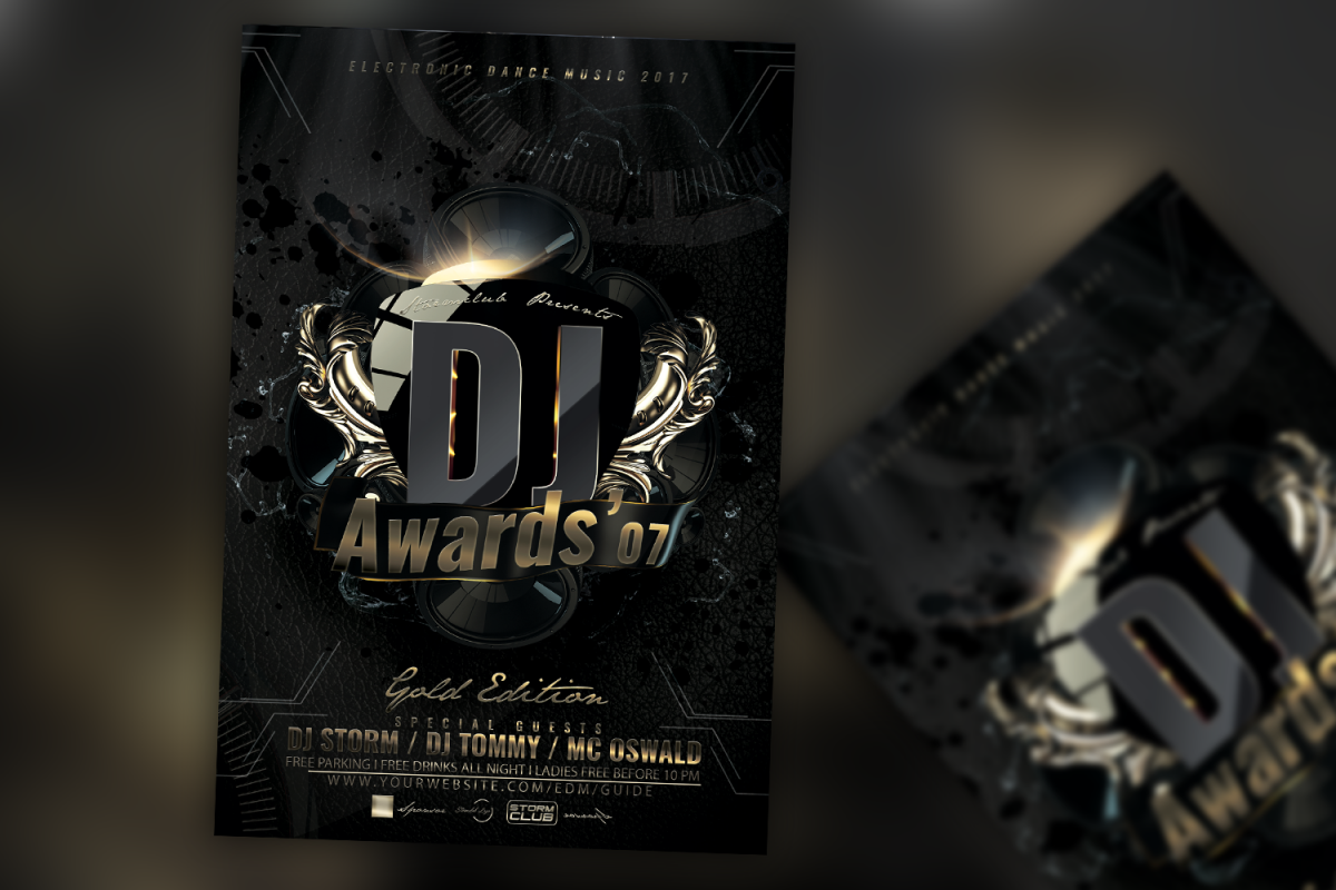 DJ Awards Flyer example image 1