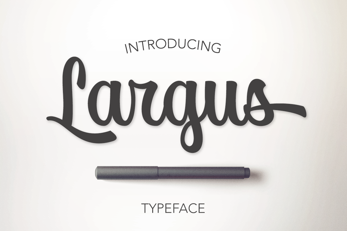 Largus Typeface example image 1
