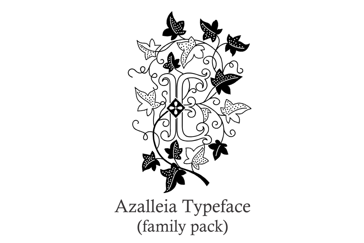 Azalleia Typeface Family Pack example image 1