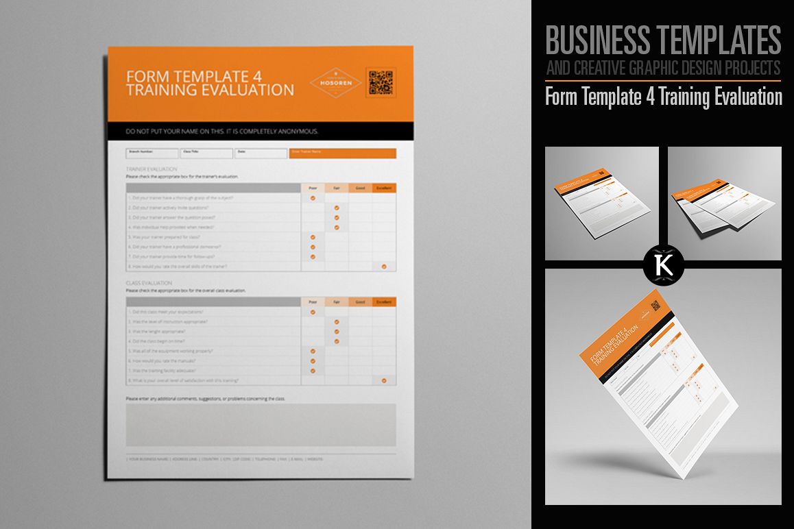 Form Template 4 Training Evaluation example image 1