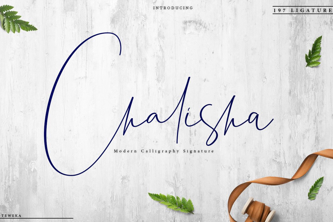 Chalisha Modern Calligraphy example image 1