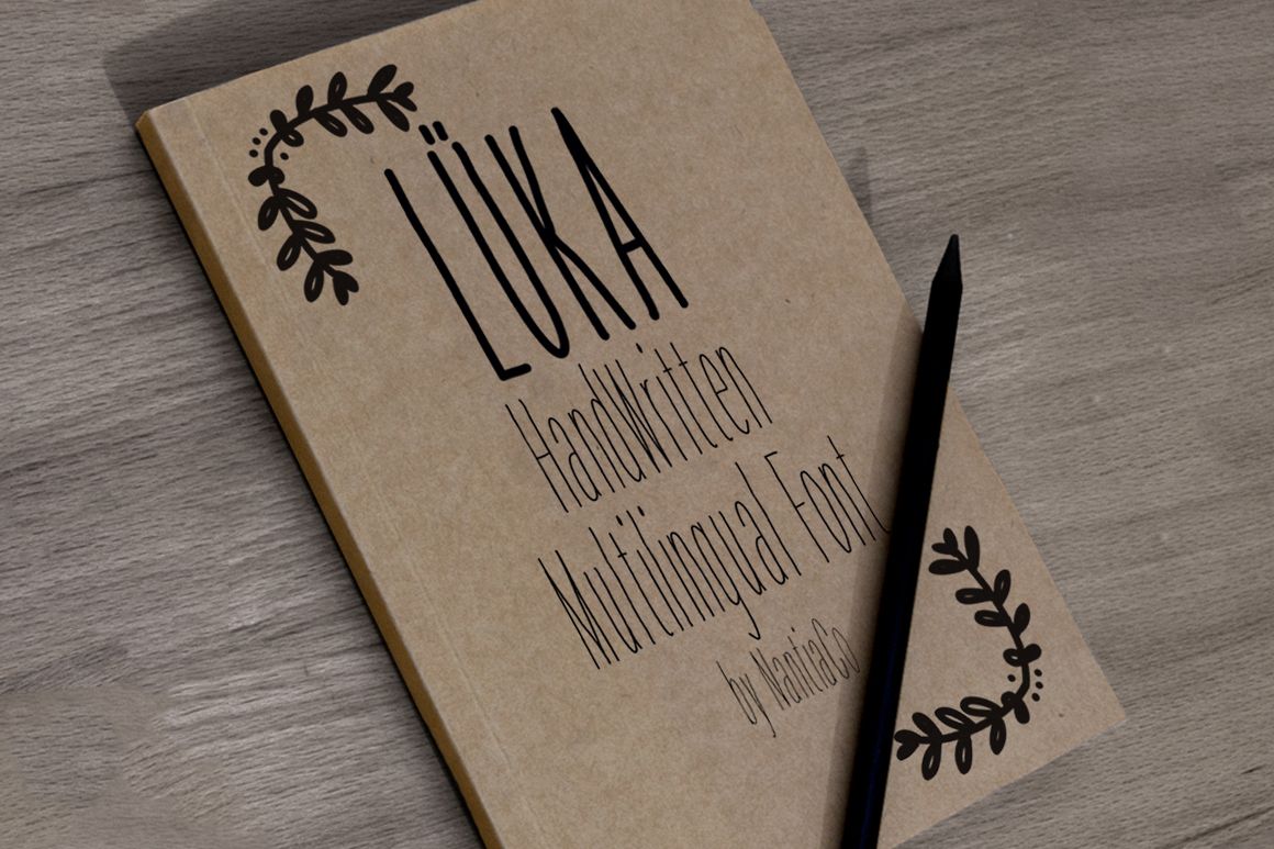 LÜKA | HandWritten Multilingual Font example image 1