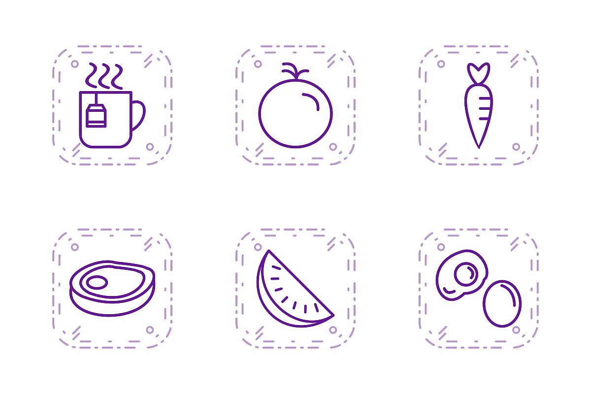 Set Of Food Icons example image 1