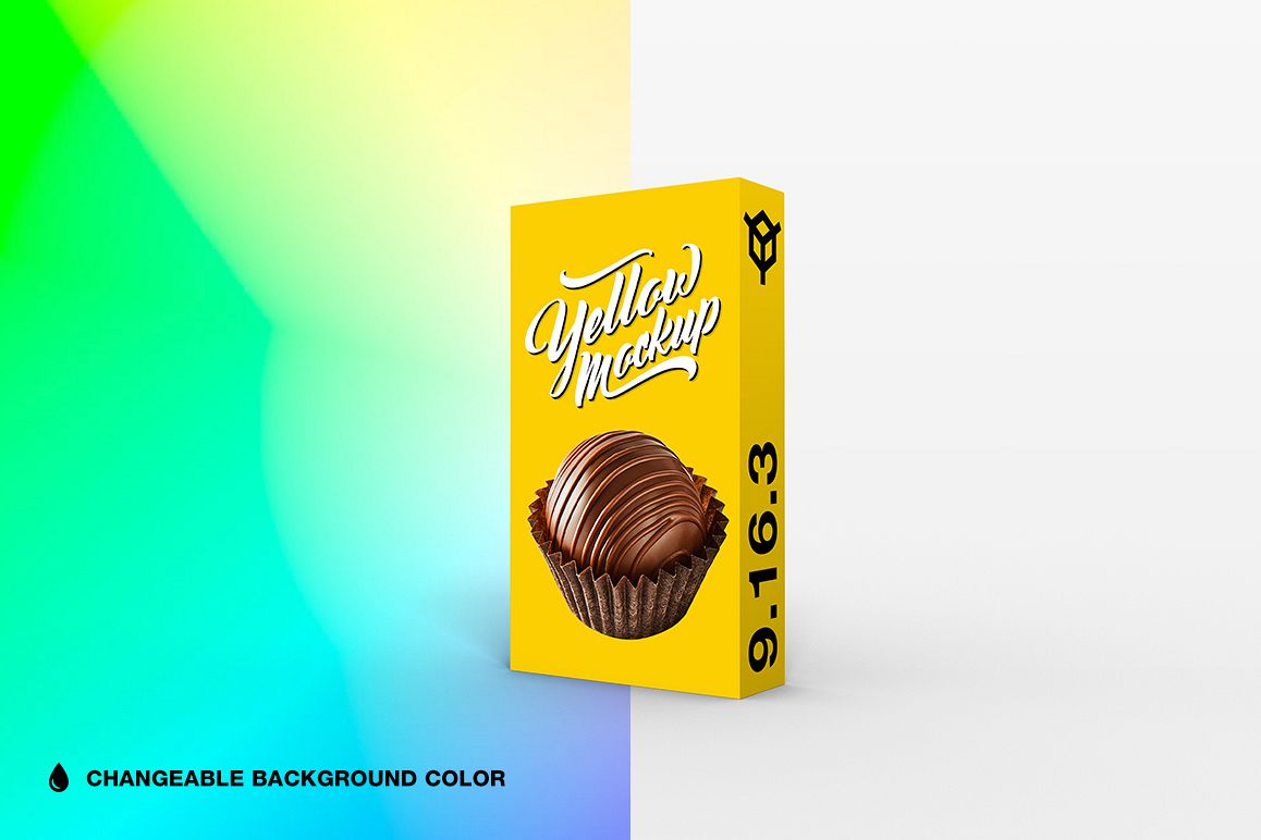 9.16.3 Simple 3D Box Mockup PSD example image 1