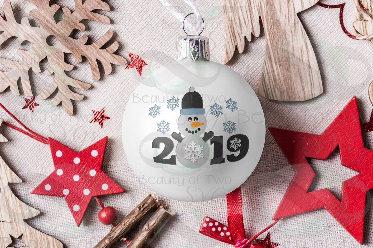 Download Christmas Snowman Ornament svg, Snowman 2019 svg Snowman svg