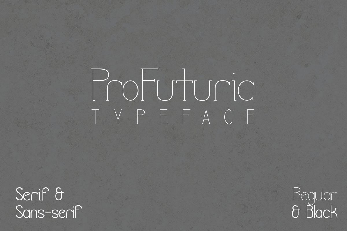 ProFuturic Typeface example image 1