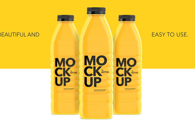 Glossy Bottle Mockup example image 1