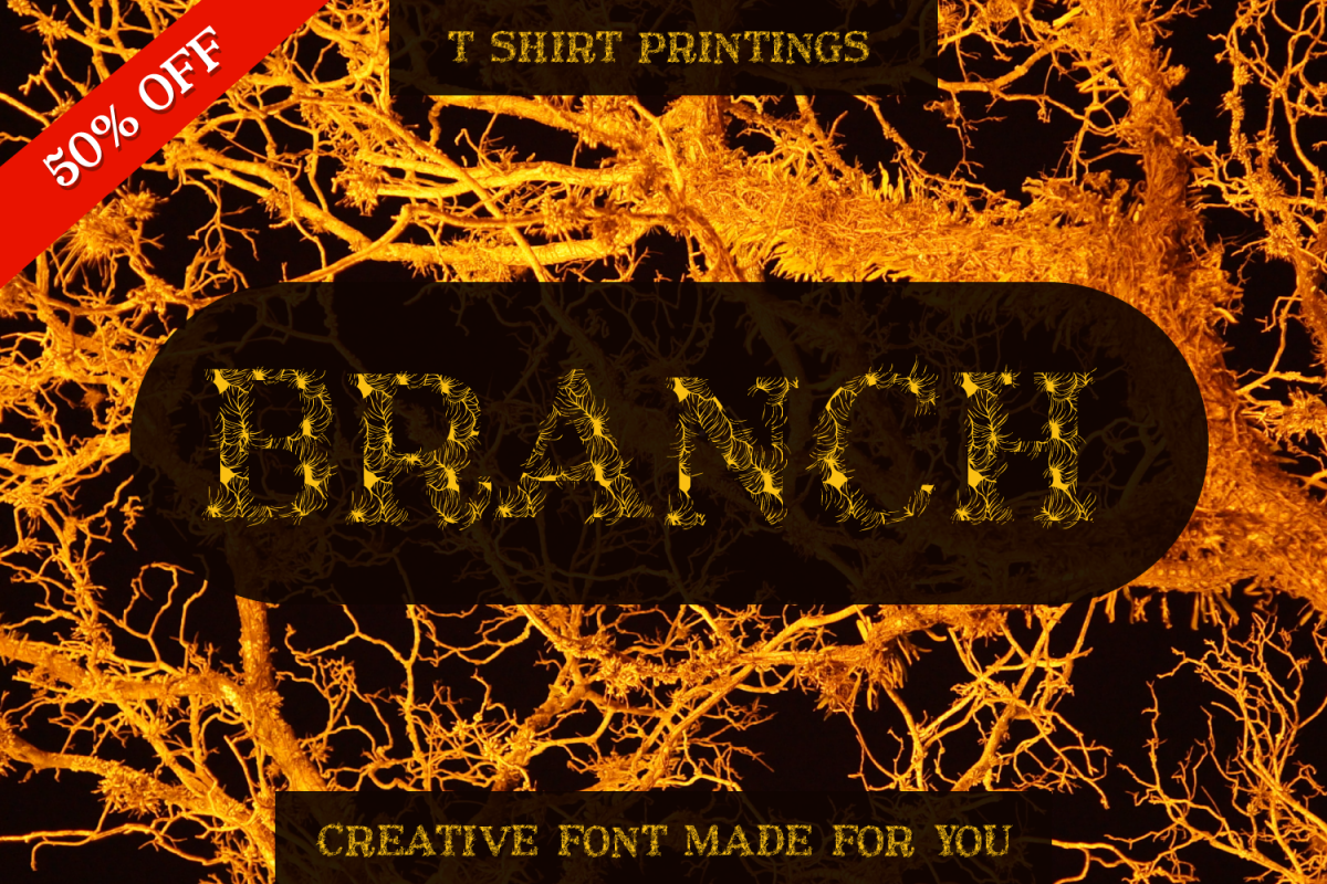 Branches Font example image 1