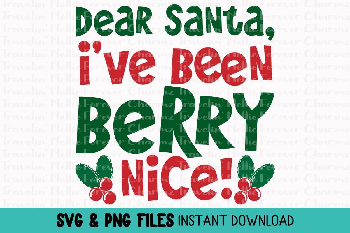 Dear Santa SVG Toddler Kid Baby Christmas Holiday example image 1