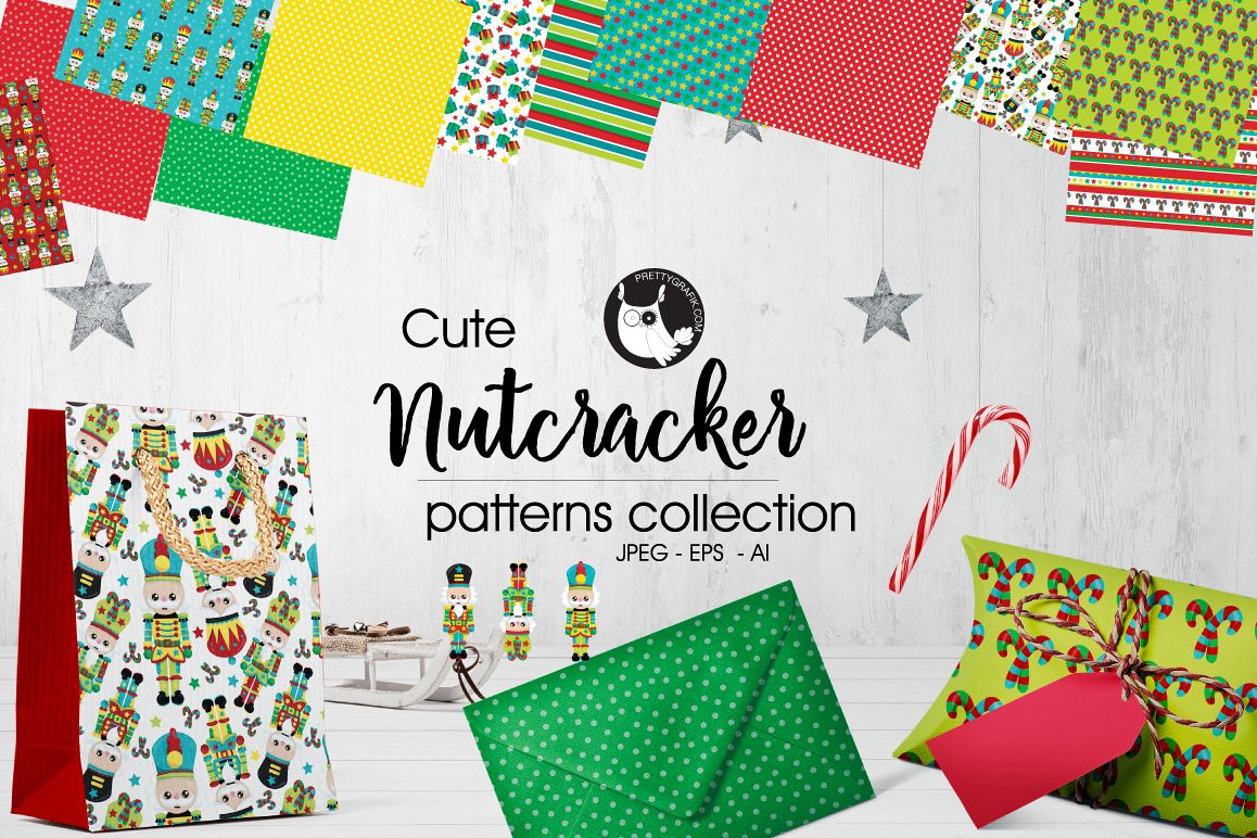 NUTCRACKER , digital papers example image 1